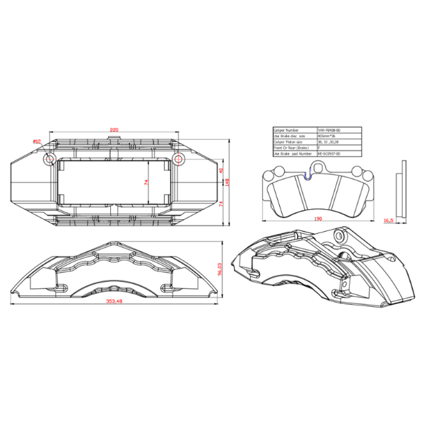 Front BBK- Big 8-piston (20